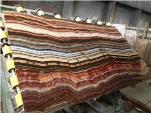 Colorful Onyx Big Slabs Polished, Cut to Sizes for Flooring Tiles, Wall Cladding,Slab for Counter Tops,Vanity Tops