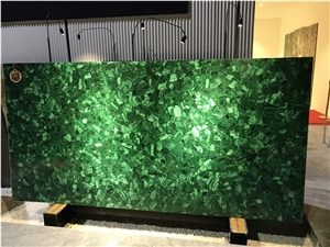 Green Agate Semiprecious Stone for Tiles & Slabs Polished Cut to Size for Flooring Tiles, Wall Cladding,Slab