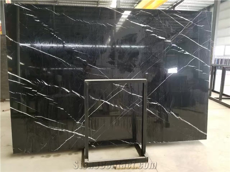 Natural Nero Marquina Marble for Tiles & Slabs Polished Cut to Size for Flooring Tiles, Wall Cladding, Slab for Counter Tops, Vanity Tops