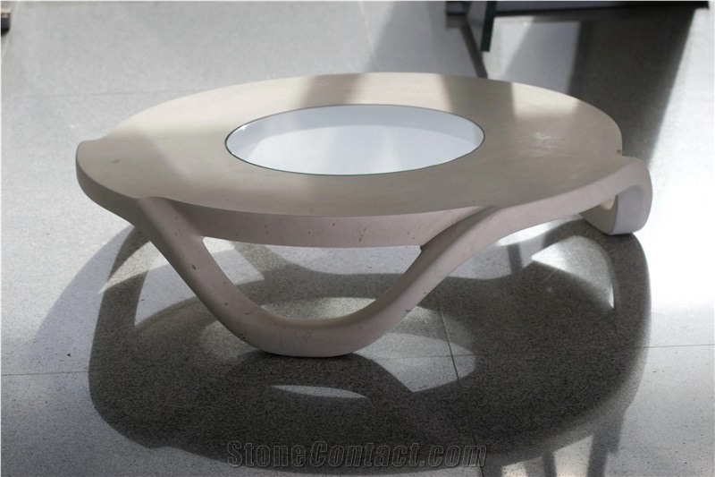 Limestone Custom Design Coffee Table