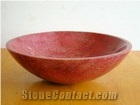 China Gray Marble Sinks & Basins, Grey Marble Basins-Sandstone Basic-Round Bath-Onxy Design 40xh15cm Pol