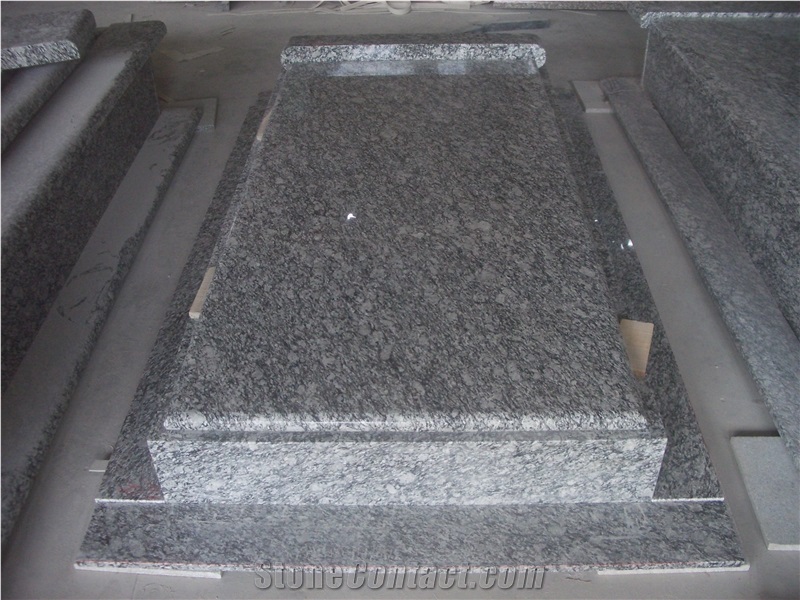 China Manufacturer Of G603 Grey Granite Monuments, Portugal Gray Tombstone