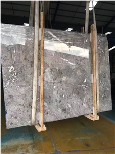 China Marble Slab White Jade-Gray Stone Tiles-Cut to Size Wall Covering Tiles-Polished