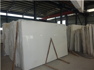 China White Marble Quarry Owner Factory Slabs Tiles in 60x30x1cm 30x30x1cm Orient White Marble in High Polished Clean Surface