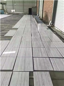 China White Wooden Vein Marble Slabs and Tiles, Skirting, Flooring, Wall Coverings in Hgih Polished No Cracks, Used for Interior Decoration Project,