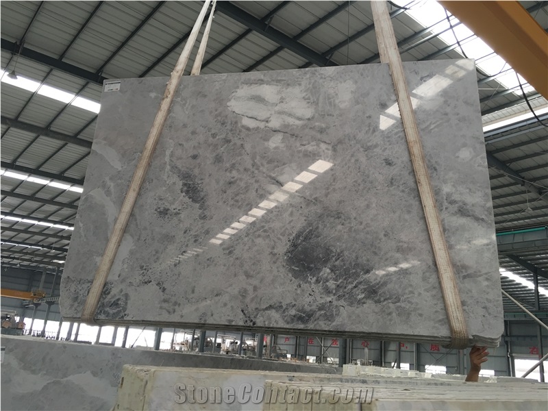 Marble Slab& Tile Abba Grey Bh-2-China Gray Stone Quarry Owner Factory Polished Surface for Interior Decoration Projects