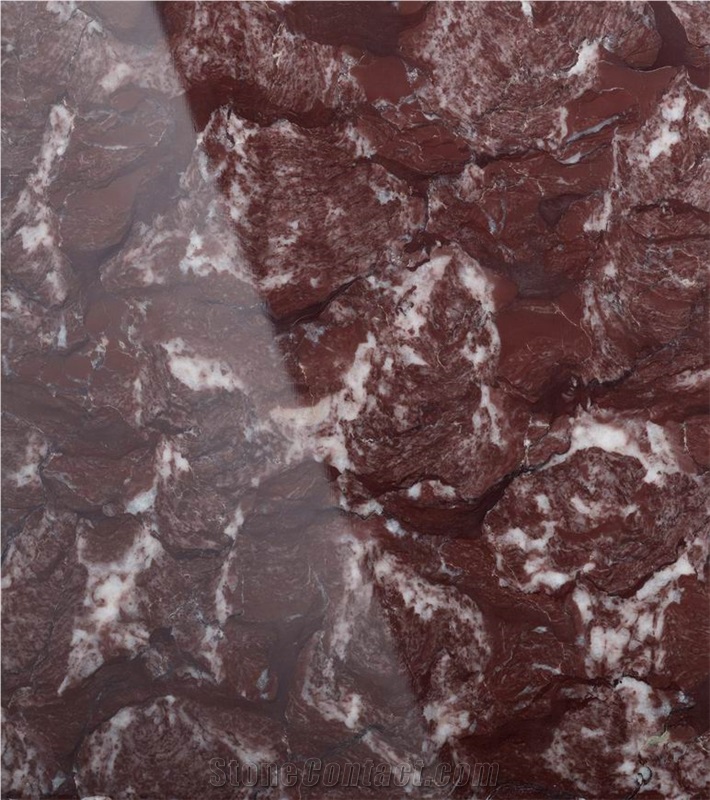 Rosa Lepanto Marble Slabs, Tiles, Roasso Antico Dttalia, Violet Marble Tiles Polished, 18mm Thickness