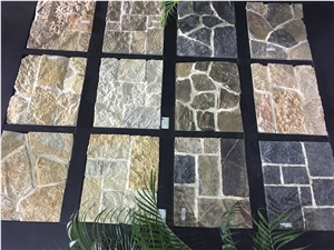 Slate,Multicolor Slate,Black Slate-Culture Stone Manufacturer Lavastone -Rusty Natural Flooringp Splited
