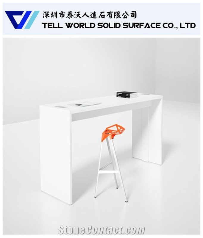 Hot Pure Acrylic Standing Desk Office Table For Sale From China