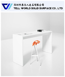 Hot Pure Acrylic Standing Desk Office Table for Sale