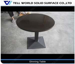 Oem Logo Various Colors Round/Square Design Dinner Table with Durable Base