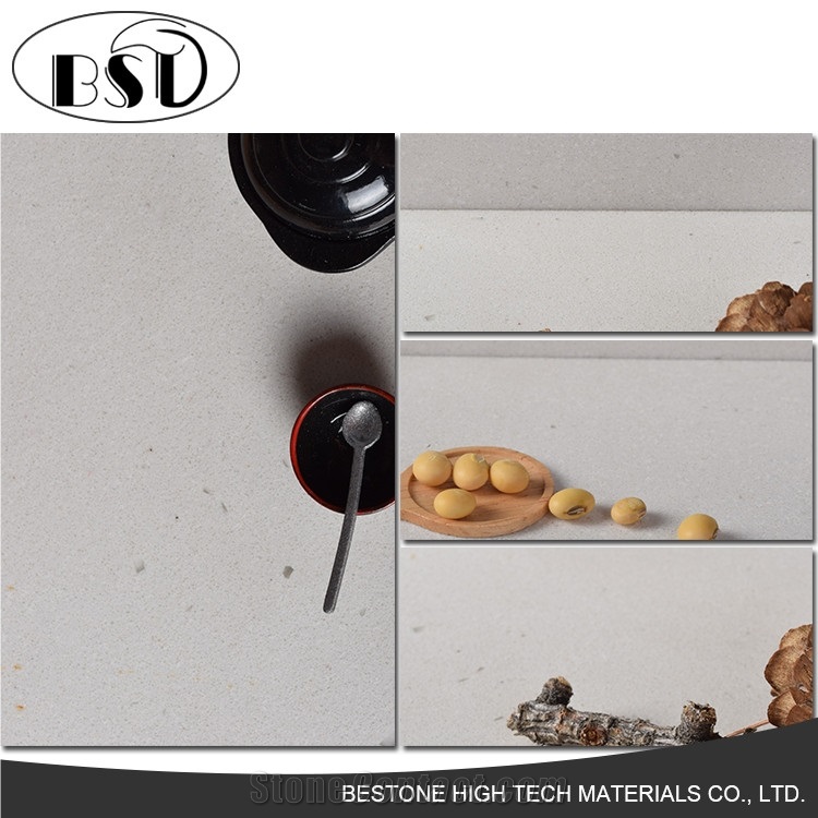 Fresh Concrete Quartz Stone Kitchen Countertops,Stronger Than Granite