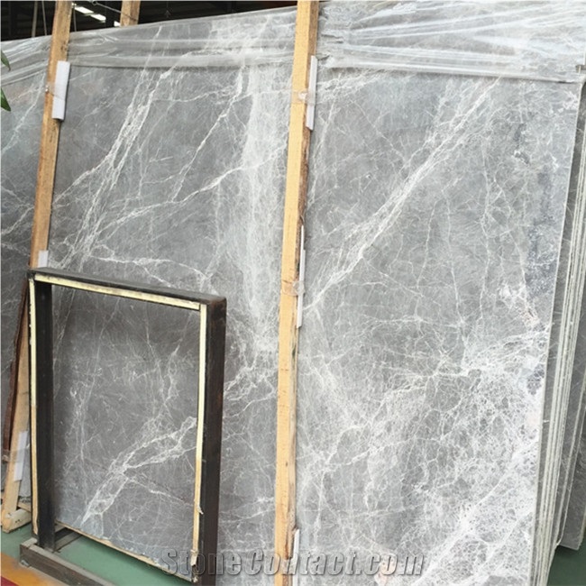 Ammas Grey Marble White Veins Grey Marble for Interior Decoration