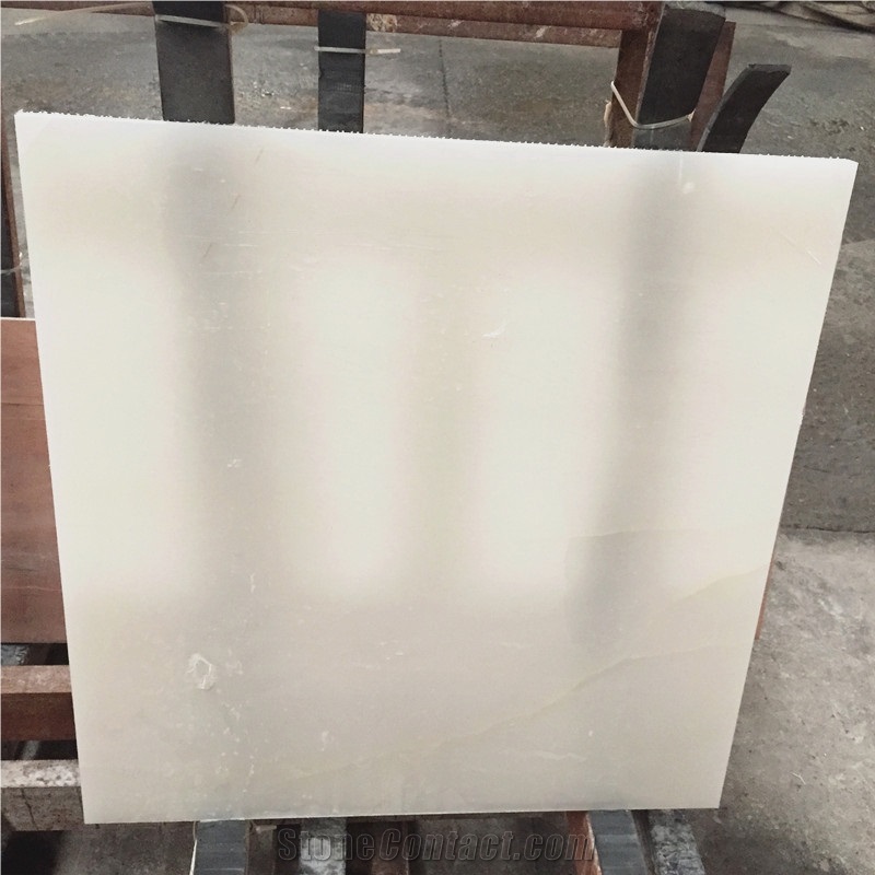 Favorable Price for Extra White Onyx Slab Pure White Onyx Slab(Blocks Available)