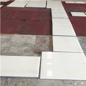 Luxurious Polished 24"X:24" Crystal White Onyx Flooring Tile and Wall Tile(Iran White Onyx)