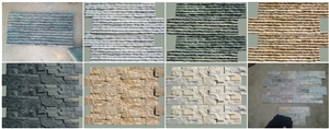 Cultured Stone Cladding ,Slate Culture Stone,Natural Stone Wall Cladding , Cultural Stone, Split Surface , S and Z Shapes