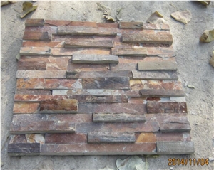 Natural Rusty Slate Stone, Rough Surface Ledge Stone, Rustic Stone Indoor and Outdoor Wall Cladding
