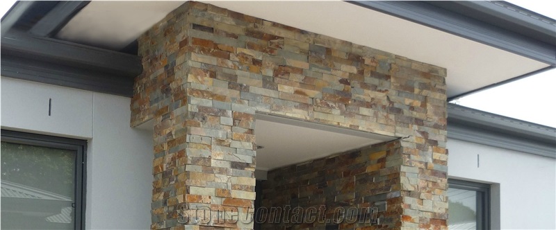 Rustic Slate Z Shape Ledger Stone Culture Stone Brick
