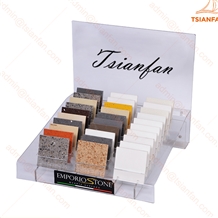Clear Acrylic Table Display Stand for Quartz Stone