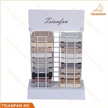 Counter Top Display Rack for Small Quartz Stone Tiles