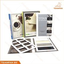 Custom Plastic Stone Sample Book with a Handle