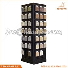 High-End Custom Rotatable Mosaic Tile Exhibition Stand