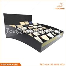 High Quality Custom Acrylic Stone Counter Display Racks