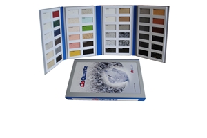 Py022 4 Pages Separable Plastic Stone Tile Sample Book