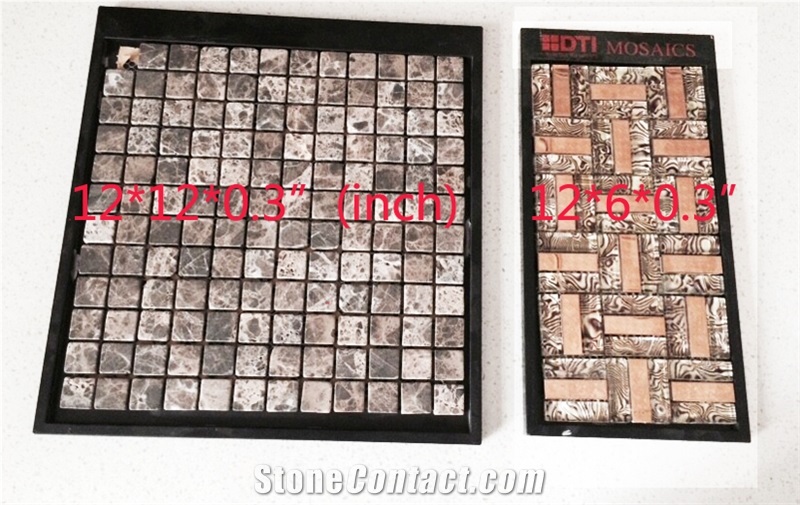 Pz005 Simple Style Mosaic Tile Sample Plastic Panels