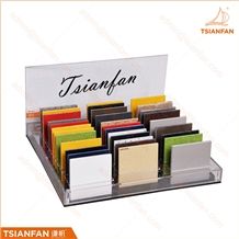 Sr028 Acrylic Counter Display Rack for Quartz Stone