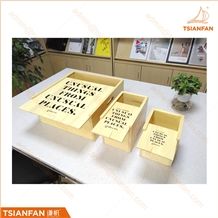 Wooden Stone Sample Box with Logo Printing