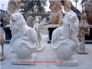 Lion Statue Lion Sculpture Garden Sculpture