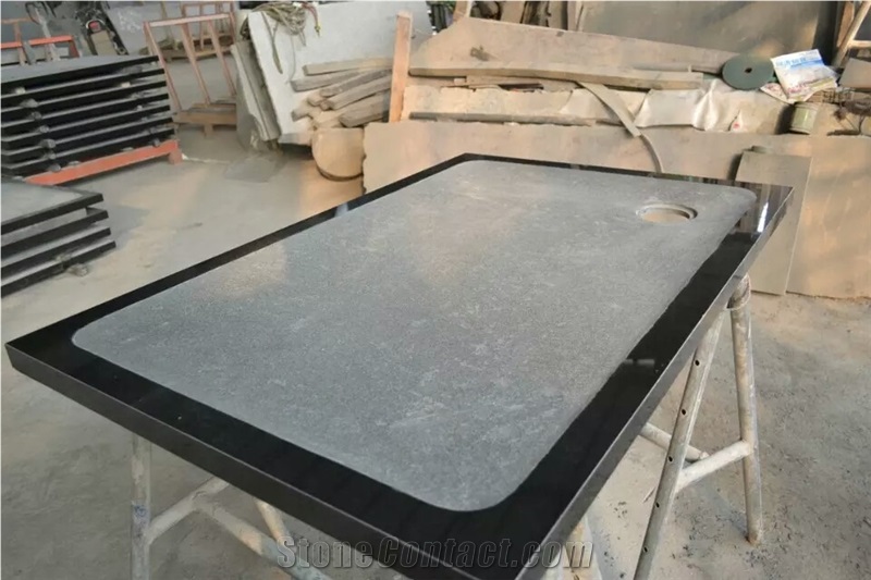 Absolute Black Granite Shower Tray, Granite Trays