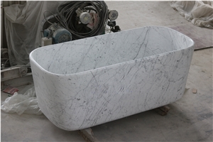 Bianco Carrara Marble Bathtubs, Carrara Tubs