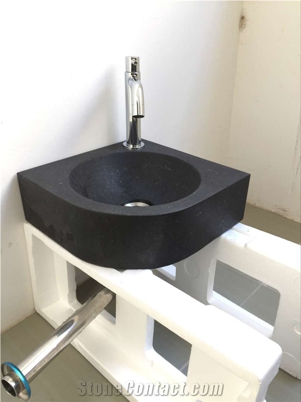 China Black Basalt Sink,Hand Wash Sink,Netherlands Style Bathroom Wash Basins,Round Sinks,China Cheap Black Basalt,Black Natural Stone Wash Bowls