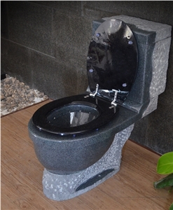 G654 Toilet, Natural Split Outside Finished Toilet, Sesame Grey Granite Toilet, Natural Stone Bathroom Products
