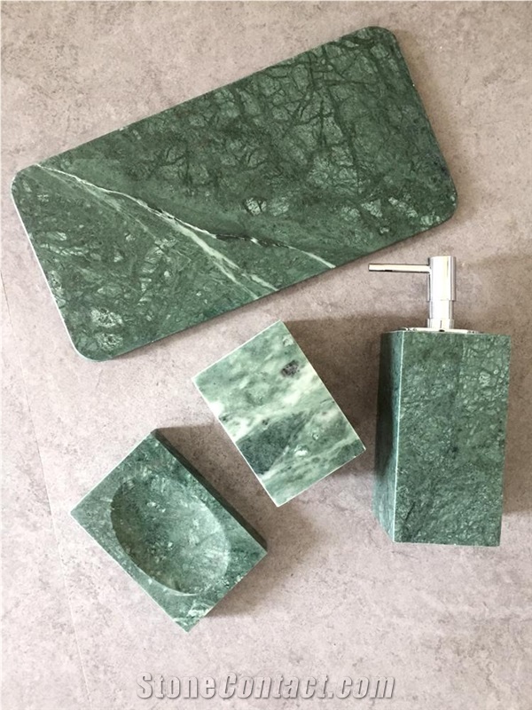 Medium Green Marble Bath Accessories Bath from China StoneContact.com