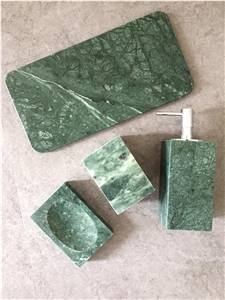 Medium Green Marble Bath Accessories Bath Products