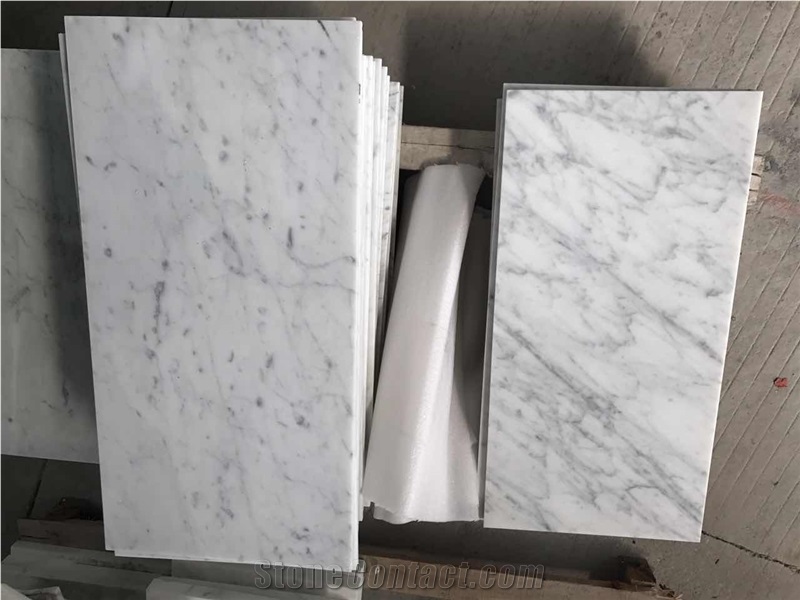 Bianco Carrara White Marble Slabs Marble Tiles