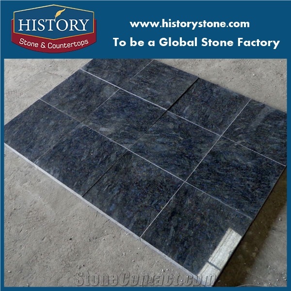 2017 Polished Cheap Nature Stone Marble Decoration, China Butterfly Blue,Black Marble Slabs & Tiles, China Crystal Black Marble Slabs & Tiles