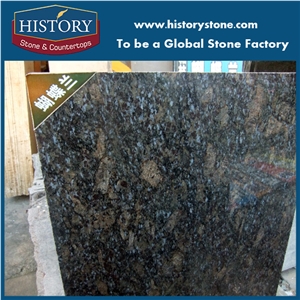 2017 Polished Cheap Nature Stone Marble Decoration, China Butterfly Blue,Black Marble Slabs & Tiles, China Crystal Black Marble Slabs & Tiles