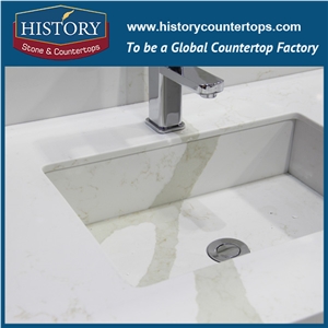 Best Price Derect Factory Interior Decoration Quartz Countertops,For Bathroom Countertops,Engineered Stone Bathroom,Custom Quartz Vanity Tops,