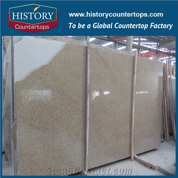 China G682 Big Size Yellow Granite Slabs Customized for Interior/Exterior Floor&Wall Tiles Cut-To-Size, Prefab Countertops&Vanity Top Polished
