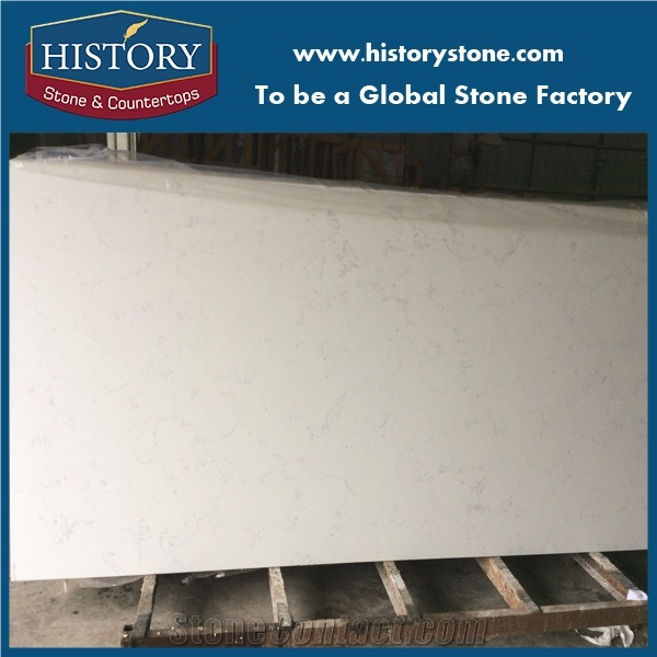 Direct Factoy High Quality White Quartz Stone Vanity Tops,Forsty Carrina Quartz with Low Moq,Engineered Stone Bathroom Countertops