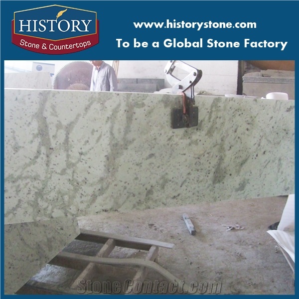 New River White Granite Slabs & Tiles Floor and Wall Covering, Countertops, Custom Vanity Tops Dimensional Stone,Thunder White Granite,Stone Polished