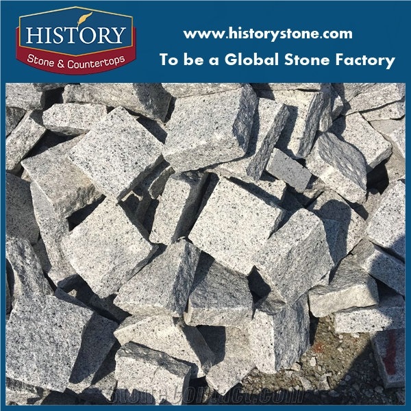 On Sale China G602 Granite Cobblestone Paver Mats Cheap Patio Paver Stones White Paving Stone for Landscaping and Garden