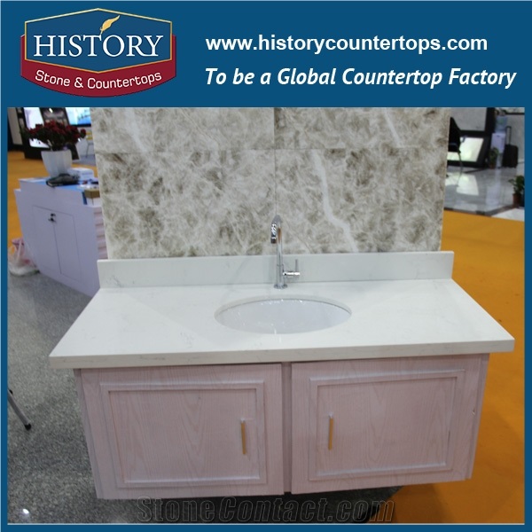 Quartz Stone Bathroom Countertops,Engineered Stone Vanity Tops