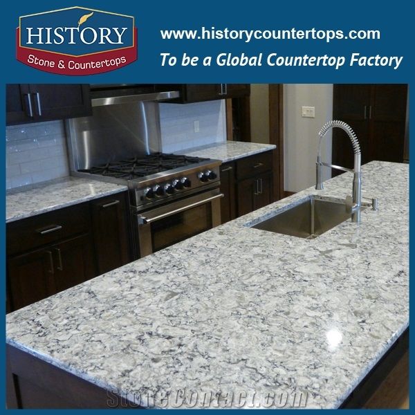 Quartz Stone Kitchen Countertops Engineered Stone Table Tops