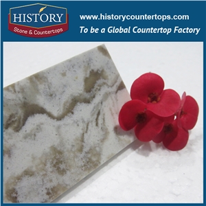 Top Grade Interior Decoration Materials White Quartz Slabs and Tiles,Popular Montlake Granite Quartz Slabs , Engineered Granite Stone Slab for Sale