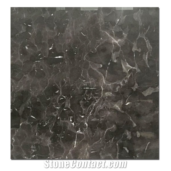 Turkish 24x24 Marble Polished Marble Slabs Dark Emperador